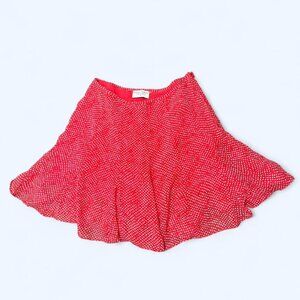 Dress forum Red and white polka dot skirt size small #polkadot  Red